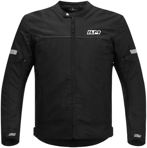 Amazon.com: ILM Motorcycle Riding Jacket with Mesh CE Armor and