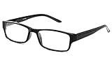 Newbee Fashion - Unisex Two Tone Sleek Spring Temple Fashion Clear Lens Glasses