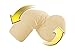 Contour Products, Twist Neck Travel Pillow, Navy Blue