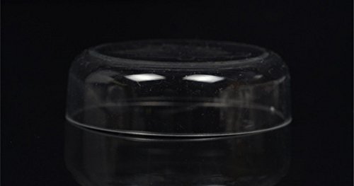Zeroyoyo Acrylic/Glass Ornamental Shrimp Feeding Dish Snail Fish Food Feeder Bowl Cup Basin Tray Container for Aquarium Fish Tank - Thumbnail 6