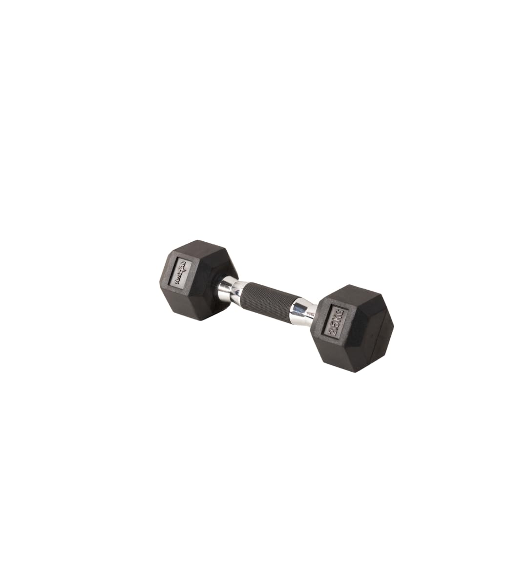 Yes4All Z6RI Rubber Grip Encased Hex Dumbbells – Hand Weights With Anti-Slip 2.5KG, Black