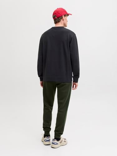 Jjearchive Graphic Sweat Crew Neck Noos, Nero, M