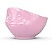 FIFTYEIGHT PRODUCTS TASSEN Porcelain Bowl, Dreamy Face Edition, 16 oz. Pink, (Single Bowl) for Serving Cereal, Soup