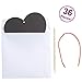 JOYIN 36 Packs Valentines Day Gifts Cards for Kids Magic Color Scratch Heart Rainbow Scratch Paper Heart Valentine Crafts and Art for Kids Classroom Exchange Create Rainbow Art Without Ink