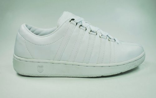K-Swiss Men's Classic LX Lace-Up Sneaker,White,7.5 M US