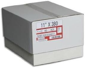 Spat 2500 Listing Paper Sheets 380 mm x 11 Inches 1-Part 60 g with Fixed Sprocket Margin Green