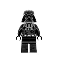 ClicTime Lego Star Wars 9002113 Darth Vader Kids Minifigure Light Up Alarm Clock | Black/Gray | Plastic | 9.5 inches Tall | LCD Display | boy Girl | Official