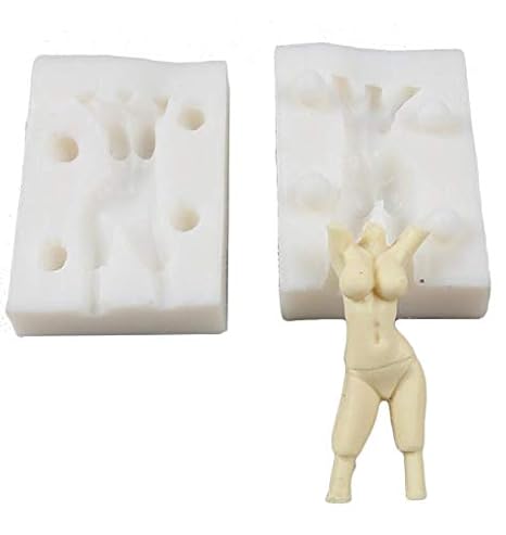 Molde de arcilla desnuda para mujer en 3D sexy, molde de silicona ...