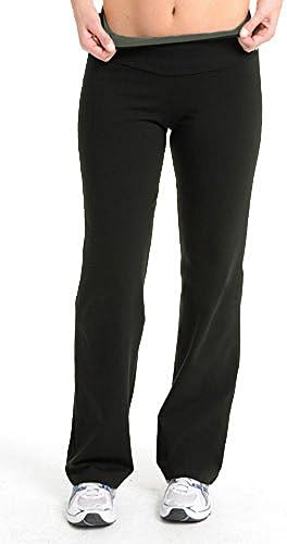 The Girls Tummy Control Plus Size Women's Bootcut Pant (3X, Black)
