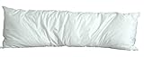 White Goose Feather/Down Body Pillow (Size 20