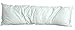 White Goose Feather and Down Body Pillow - 20