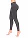 Women gray Leggings with pockets slim and tone control by Bon Bon Up