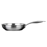 Duxtop Professional Stainless Steel Induction Ready Cookware Impact-bonded Technology (8 Inches Fry Pan)