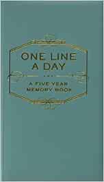 One Line A Day: A Five-Year Memory Book (5 Year Journal, Daily Journal ...
