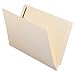 Smead End Tab Fastener File Folder, Shelf-Master® Reinforced Straight-Cut Tab, 2 Fasteners, Legal Size, Manila, 50 per Box (37115)