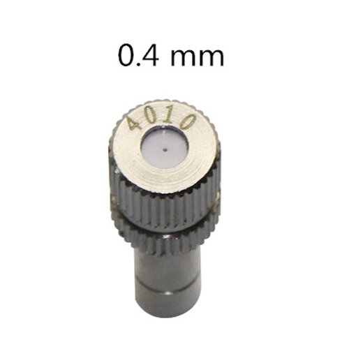 Lessonmart Low Pressure Misting Quick-Connecting Nozzle 0.2-0.6mm Fogging Spray Sprinkler Garden Cooling Sprayer with Filter 20 Pcs