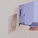 RyanLemon Elephant Toothbrush Holder for Toddler, Suction Cup Cute Toothbrush Holder for Kids, for Bathroom, with 3 Slots and 1 Hook, Grey
