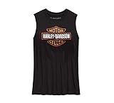 Harley-Davidson Women's Logo Muscle Tank, Black