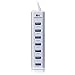 Kingwin USB Hub 7 Port USB 3.0 Data Hub Aluminum for Mobile SSD, MacBook, Mac Pro/Mini, iMac, Chromebook, Surface Pro, USB Flash Drives, Notebook PC, XPS, and More. Include 1 IQ Smart Charging Port