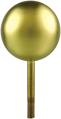 Eder Flag Flagpole Ball top Ornament 4 Inch Gold Leaf Copper