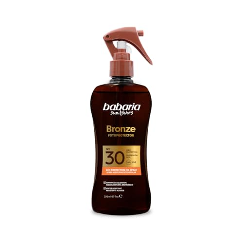 - Bronceador Cuerpo con Protector Solar SPF30 en Spray | Acelerador Bronceado | Apta Para Pieles Sensibles | Coral Friendly y Biodegradable | Resistente al Agua | Vegano | 200 ml