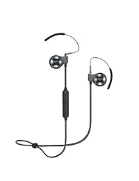 Origem HS 3 Auriculares Bluetooth, Auriculares deportivos inalámbricos con DSP Audio Algoritmom, genuino reconocimiento de voz, gancho giratorio, controlador de grafeno, carga rápida, Bluetooth 5.0 y micrófono inteligente integrado