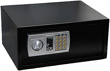 金庫 テンキー 電子金庫 防犯金庫 業務用 店舗用 家庭用 デジタルキャビネット金庫テンキースチール預金金庫のホーム オフィスジュエリーマネー貴重品 緊急キー付き 警報アラーム付き 重要物品の保管 ファイル収納 Color Black Size 43x33x22cm Ospacp Org Ar