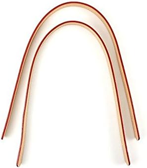 byhands Genuine Leather Purse Handles &amp; Bag Strap, Ivory, 23.3" (32-6002)