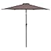 Giantex 10ft Outdoor Patio Umbrella, Market Table umbrella w/Tilt Adjustment and Crank, 180G Polyester, Garden Canopy for Deck Backyard Pool Indoor Outdoor