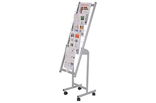 Lepose Sai Metal Floor Standing Magazine Stand (Ivory)