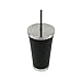 Hot or Cold - Stainless Steel Drink Tumbler - Double Wall Vacuum Insulated -16oz. Capacity - Matte Black