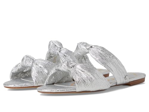 Circus NY by Sam Edelman Women's Marissa Flat Sandal, Soft Silver, 6 at Amazon