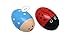 BEST Set of 6 Wooden Percussion Musical Egg Maracas Egg Shakers for Children, School Ensembles Includes Carry Bag