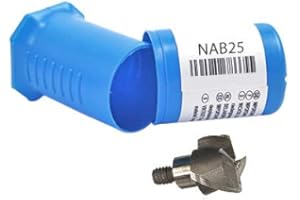 Souber Aluminum Cutter 1" (25.4mm), Variable Speed, Mortising, Blue