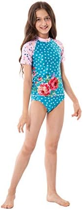 ShinyLuck Girls' Pretty Print 2-Piece Swimsuit Bikini Tankini Set (3-12 Years)