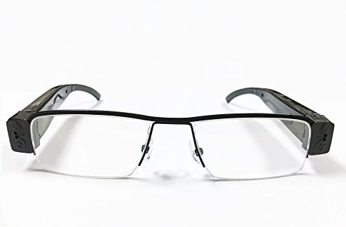 Spy Camera Eyeglasses Hidden Security Nanny Cam Portable Mini Audio Video Camera With 8G Micro SD Card