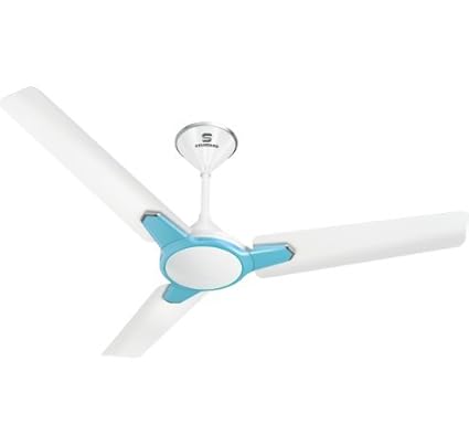 Buy Standard Qite Pro 1200mm Ceiling Fan Pearl White Baby Blue