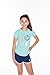 Girls Tennis 2' Piece Set - with T-Shirt Top and Tennis Shorts - Large Navy