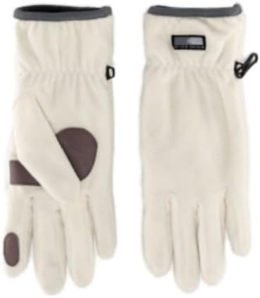 Wind Shield Womens Ivory Fleece Gloves Warm Fleece Lining Thinsulate Off White