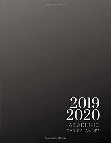 2019-2020 Academic Planner With Hours Daily Organizer: Hourly Organizer In 15 Minute Interval; Appointment Calendar With Address Book; Monthly & Weekly Goals Journal With Quotes Paperback – 19 Apr 2019