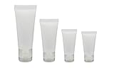 20PCS Empty Refillable Translucent Frosted Plastic