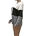 TOOPOOT Womens Top,Fashion Blue Patchwork Autumn Hooded Cap Top Long Sleeve O-Neck Blousethumb 3