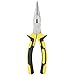 DOWELL Needle Nose Pliers Long Nose Pliers 8 Inch with Wire Cutter for Jewelry Nickel Chromium Steel Construction And Professional Handle
