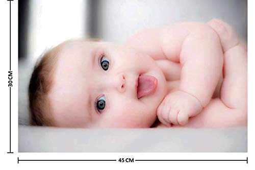 MANIAL Set of 4 Cute Smiling Baby Posters, Multicolour, Paper, 12 x 18 Inch, Large 4 MANIAL Set of 4 Cute Smiling Baby Posters, Multicolour, Paper, 12 x 18 Inch, Large - Image 4