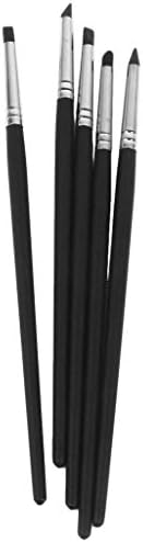 Soft Black Tip Clay Color Shapers Sculpting Painting Tools Set of 5