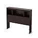 South Shore Cakao Kids 3-Piece Bedroom Set with Bookcase Headboard, Twin, Chocolate