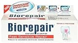 1pc non flouride biorepair fast sensitive toothpaste 75ml repairs damaged tooth enamel and prevents plaque and tartar from forming - helping to prevent decay before it can start. by Biorepair
