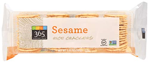 365 EVERYDAY VALUE, SESAME RICE CRACKERS, 3.57 OZ