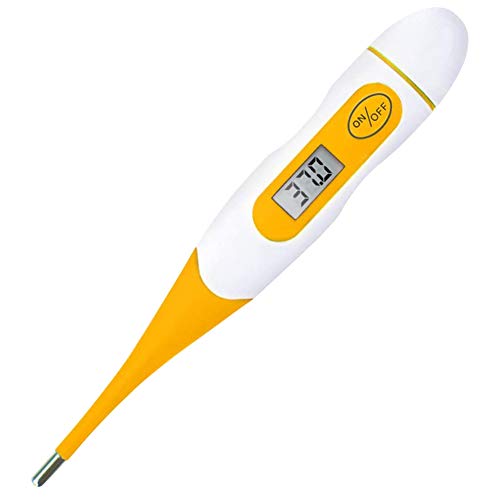 Digital Thermometer, Soft Head Rectal and Oral Thermometer for Adults and Babies, Precision