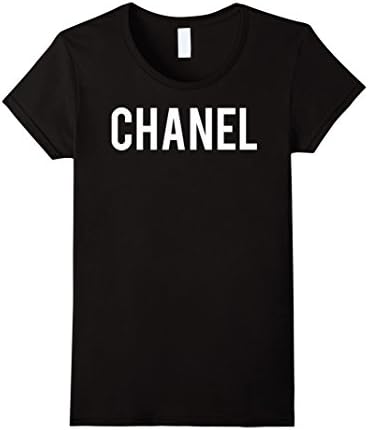 Womens Chanel T Shirt - Cool new funny name fan cheap gift tee Large Black